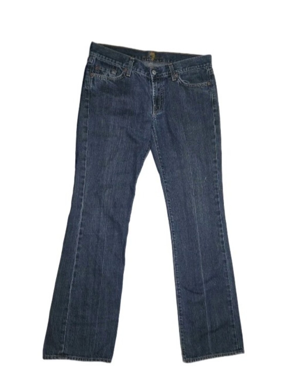 7 For All Mankind Original Bootcut Jeans Womens Size 30 Low Rise Logo USA Y2K